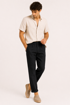 Pantalon lin léger homme coupe confortable polyvalent casual et formel – Matteo