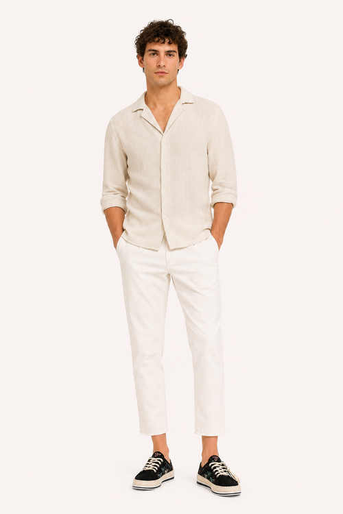 Chaussures toile homme lacets semelle jute décontractées été – Dorian
