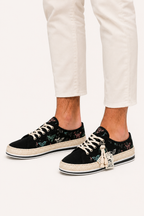 Chaussures toile homme lacets semelle jute décontractées été – Dorian