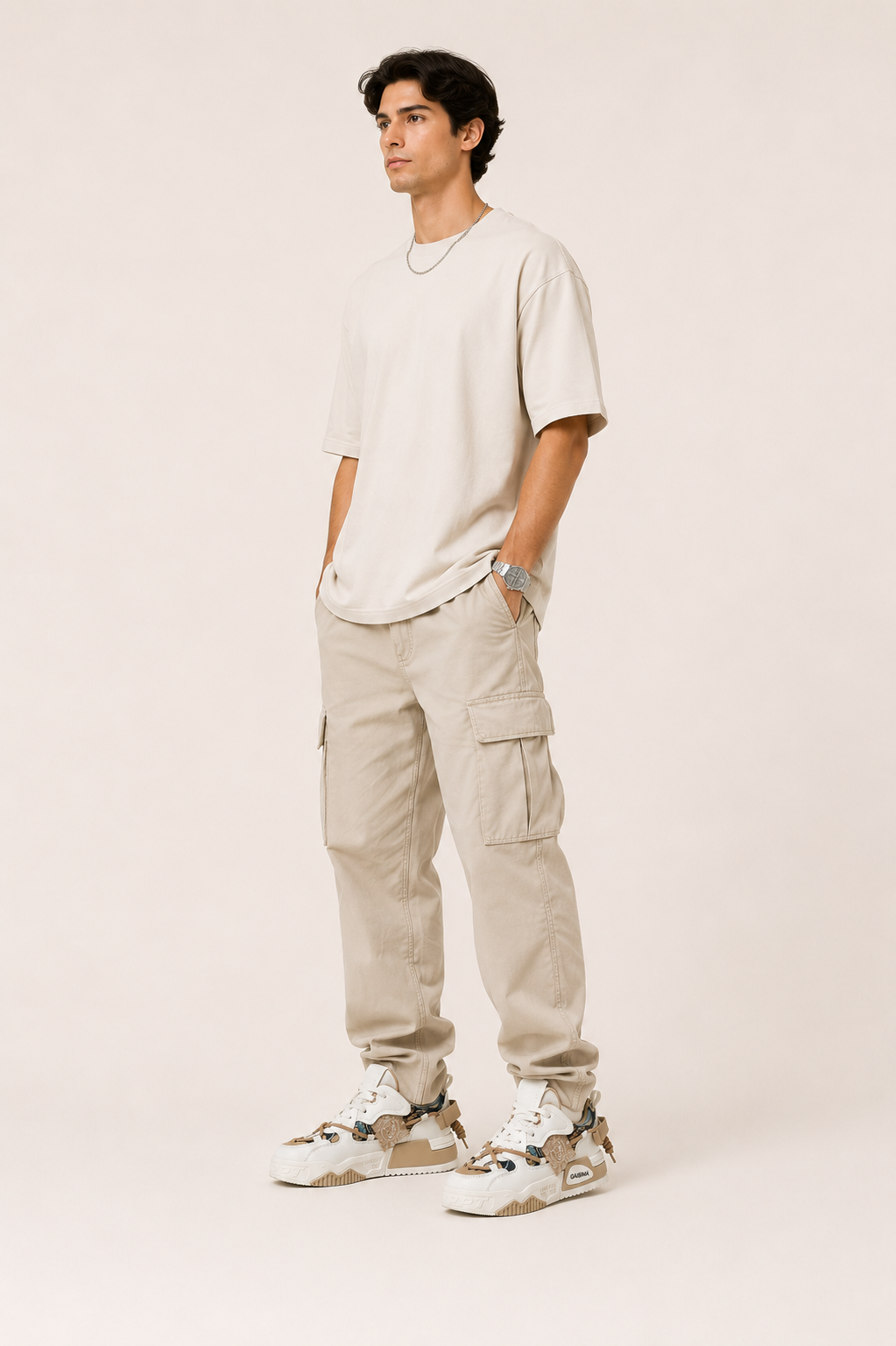 Baskets homme semelle épaisse urban style streetwear décontracté – Kaelor
