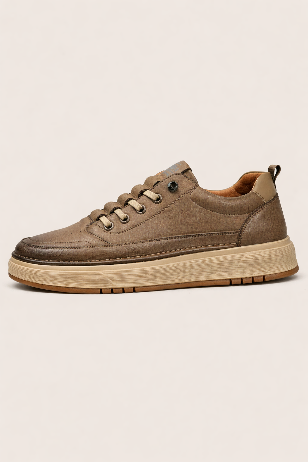 Baskets pour homme en synthétique avec lacets ajustables et coupe basse moderne - Elian