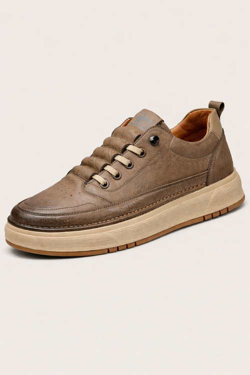 Baskets pour homme en synthétique avec lacets ajustables et coupe basse moderne - Elian