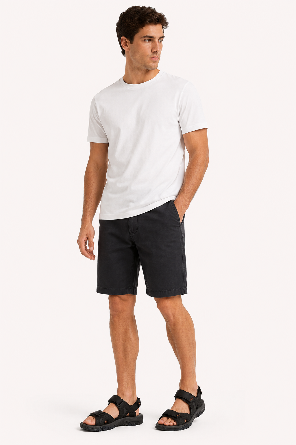 Sandales de sport pour homme à lanières réglables, semelle épaisse - Roderich
