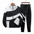 Ensemble sportif en tissu technique léger avec veste à capuche et pantalon de jogging - Larex