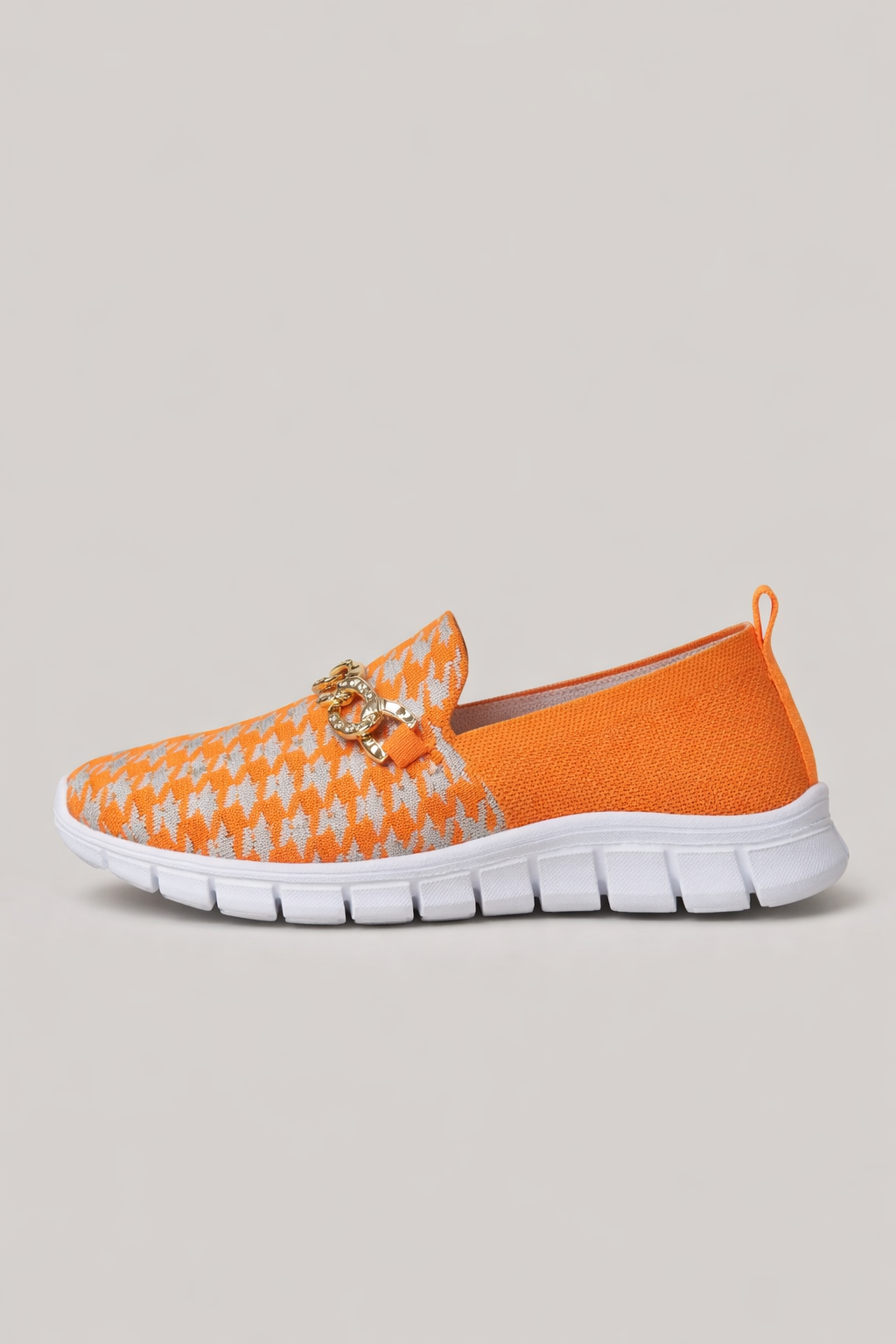Chaussures femme maille motifs imprimés détail métallique - Harper