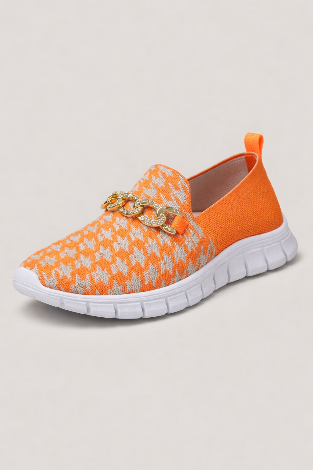 Chaussures femme maille motifs imprimés détail métallique - Harper
