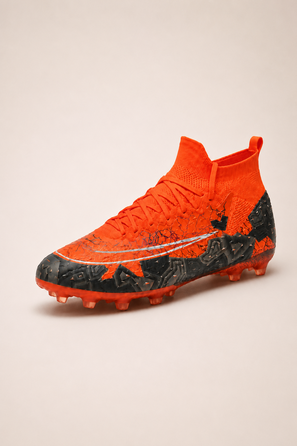 Chaussures de football à crampons, avec col élastique et tige mi-haute - Leif