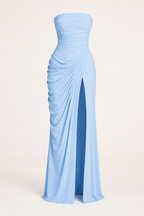 Robe longue élégante fente latérale soirée gala mariage - Ottilie