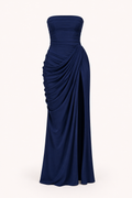 Robe longue élégante fente latérale soirée gala mariage - Ottilie