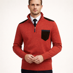 Pull in maille épaisse con fermeture éclair - Rethan