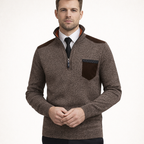 Pull in maille épaisse con fermeture éclair - Rethan