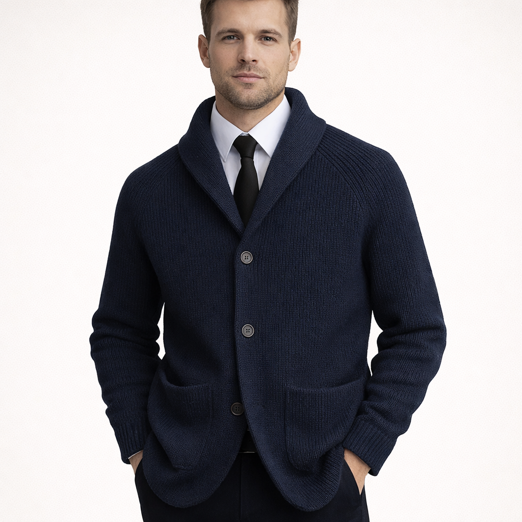 Cardigan en tricot pour homme avec boutons - Kairon