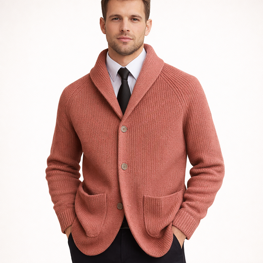 Cardigan en tricot pour homme avec boutons - Kairon