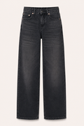 Jean pour femme, taille mi-haute, coupe large - Kerstin