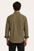 Chemise rayures homme méditerranéen manches longues confort - Kilian