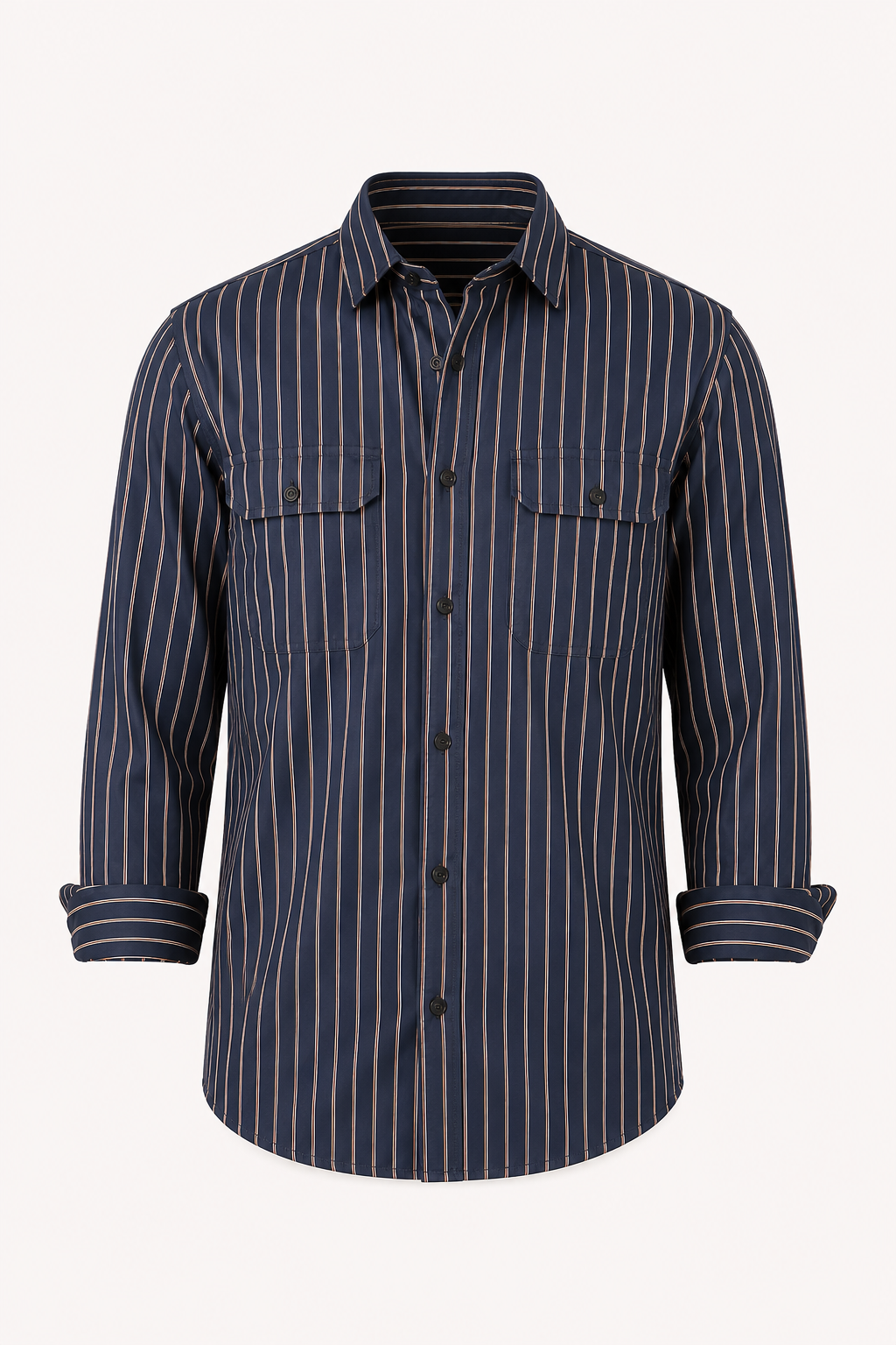 Chemise rayures homme méditerranéen manches longues confort - Kilian