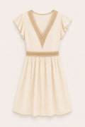 Robe d'été bohème à manches courtes pour femme - Maja