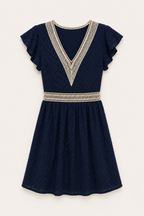 Robe d'été bohème à manches courtes pour femme - Maja