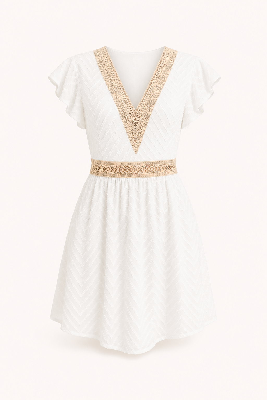 Robe d'été bohème à manches courtes pour femme - Maja