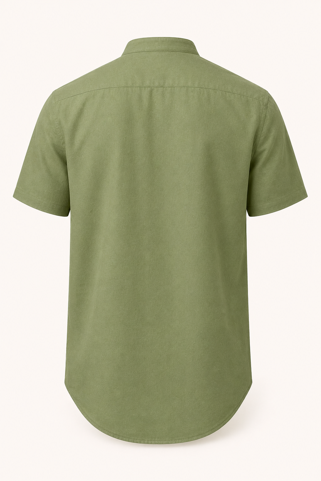 Chemise homme manches courtes col mao boutonnée casual - Lorenz