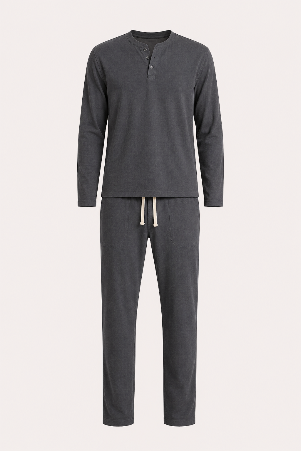 Ensemble homme lin chemise pantalon été décontracté élégant - Jörg