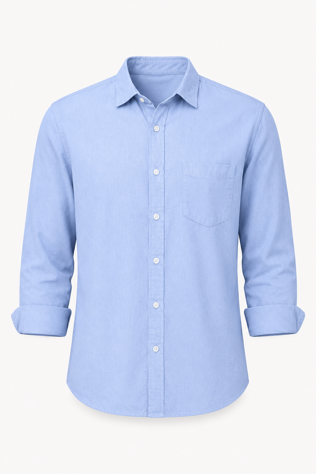 Chemise lin homme manches longues texture poche poitrine - Emil