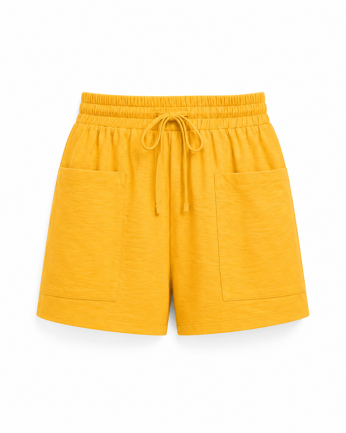 Short femme à taille élastiquée et poches avant - Lanni