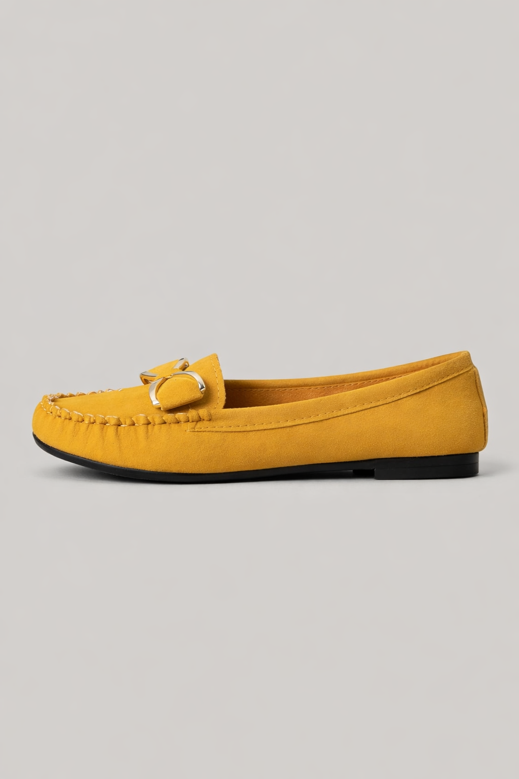 Mocassins semelle plate nœud métallique - Beatrice