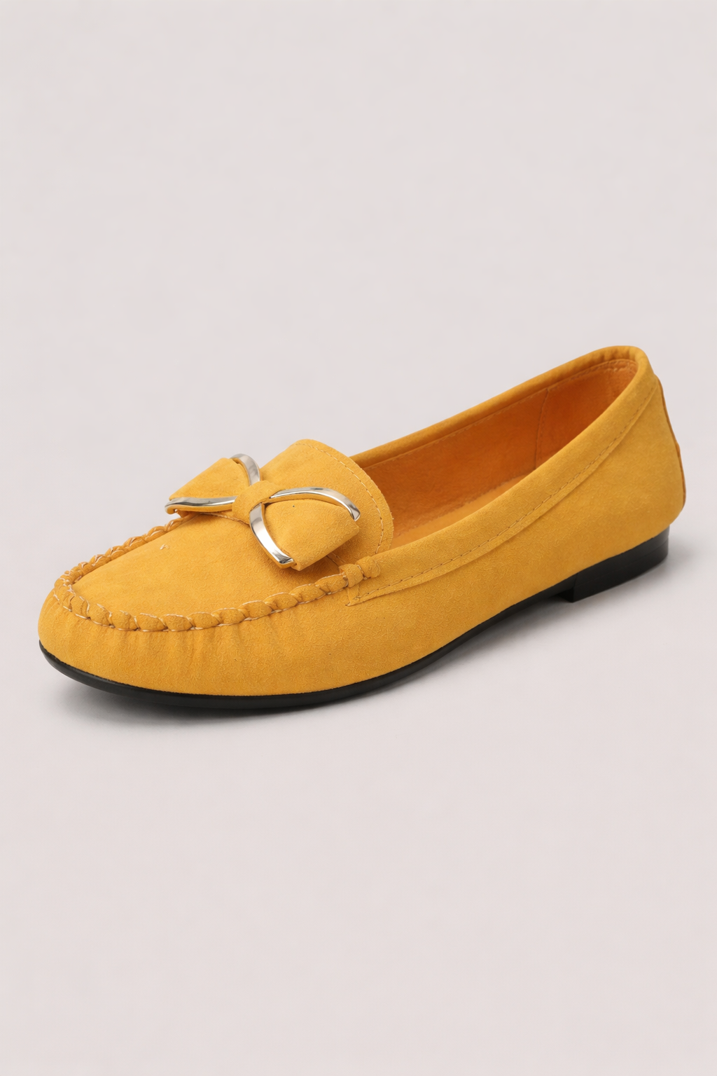 Mocassins semelle plate nœud métallique - Beatrice