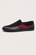 Chaussures toile homme sans lacets panneaux contrastés - Matteo