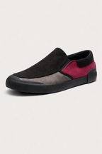 Chaussures toile homme sans lacets panneaux contrastés - Matteo