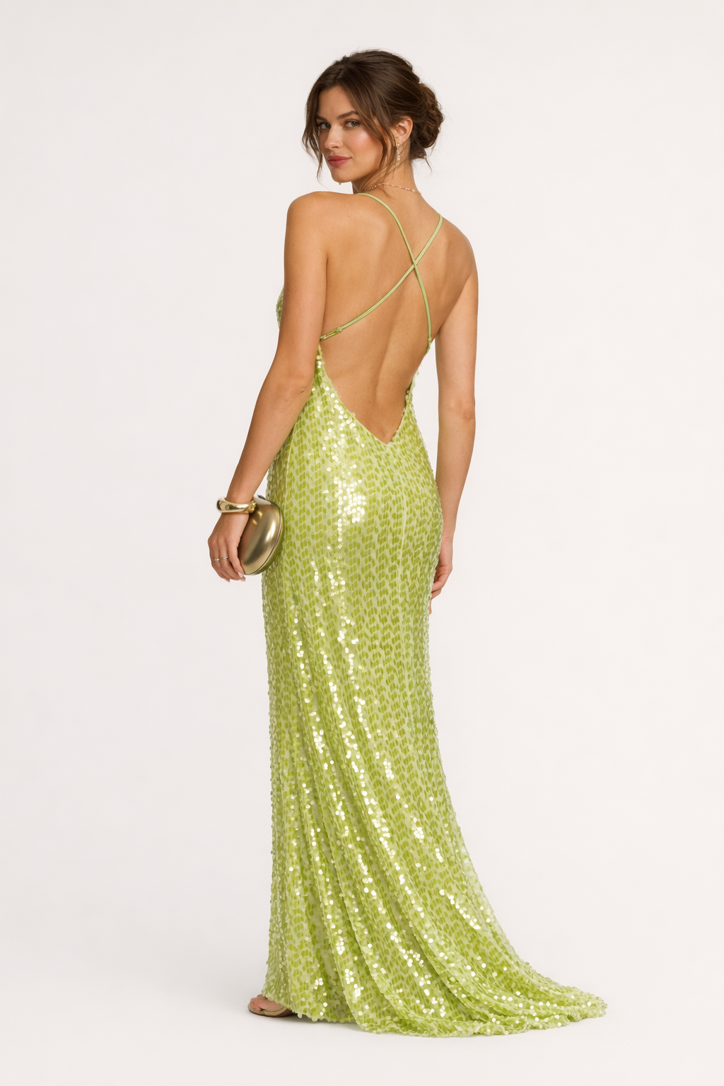 Robe longue à paillettes - Marlene