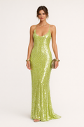 Robe longue à paillettes - Marlene