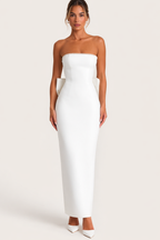 Robe longue bustier bord perlé - Hildegard