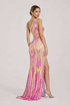 Robe longue de soirée fente latérale - Waltraud