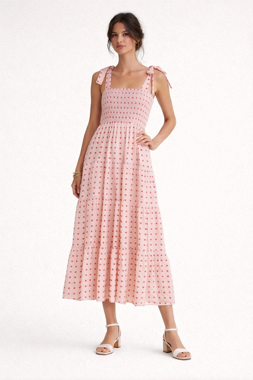 Robe midi imprimé géométrique - Liesel