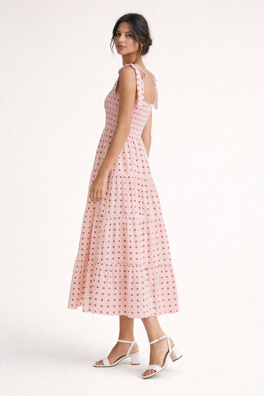Robe midi imprimé géométrique - Liesel