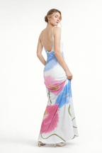 Robe maxi à imprimé floral pour femmes - Adelheid