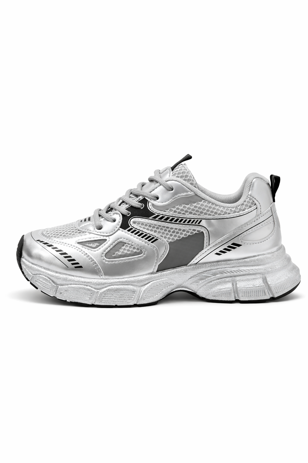 Baskets in fibre enduite con semelle matelassée et style urbain polyvalent - Karlotta