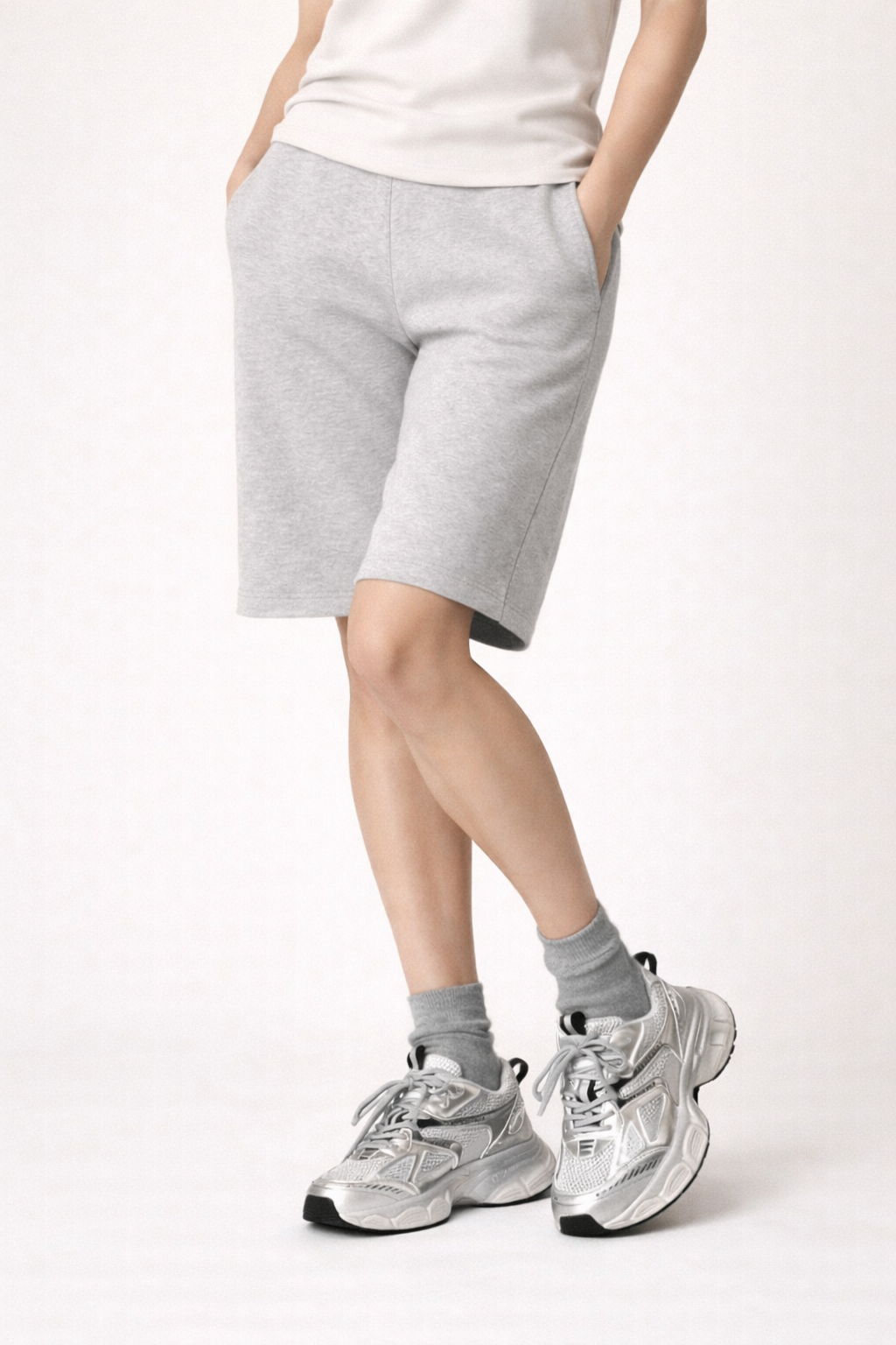 Baskets in fibre enduite con semelle matelassée et style urbain polyvalent - Karlotta