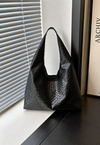 Sac hobo femme effet cuir tressé porté épaule souple