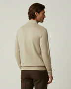 Pull homme col polo fermeture éclair maille demi-zip - Gauthier