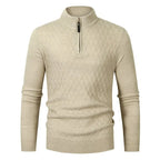 Pull maille homme demi-fermeture éclair polyvalent chaud - Nivard