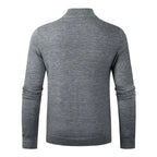 Pull maille homme demi-fermeture éclair polyvalent chaud - Nivard