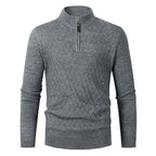 Pull maille homme demi-fermeture éclair polyvalent chaud - Nivard