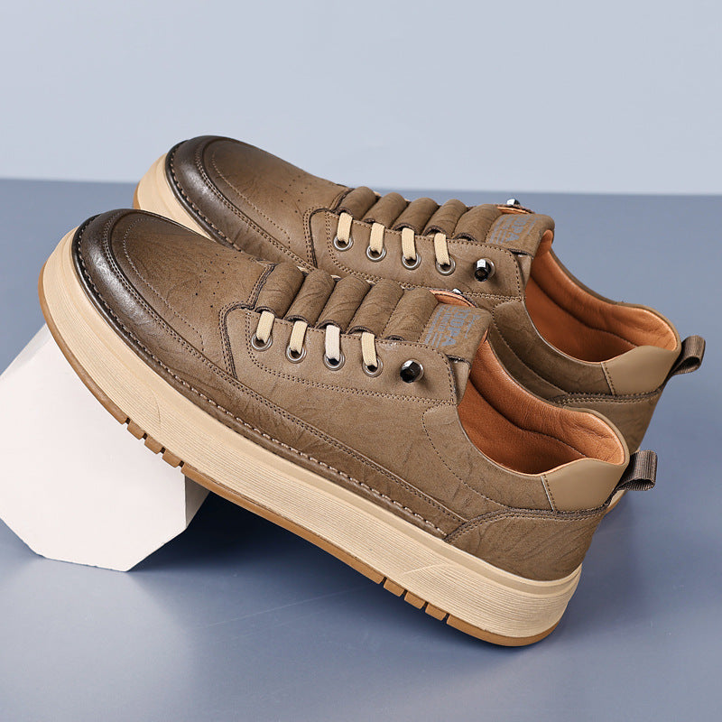 Baskets pour homme en synthétique avec lacets ajustables et coupe basse moderne - Elian