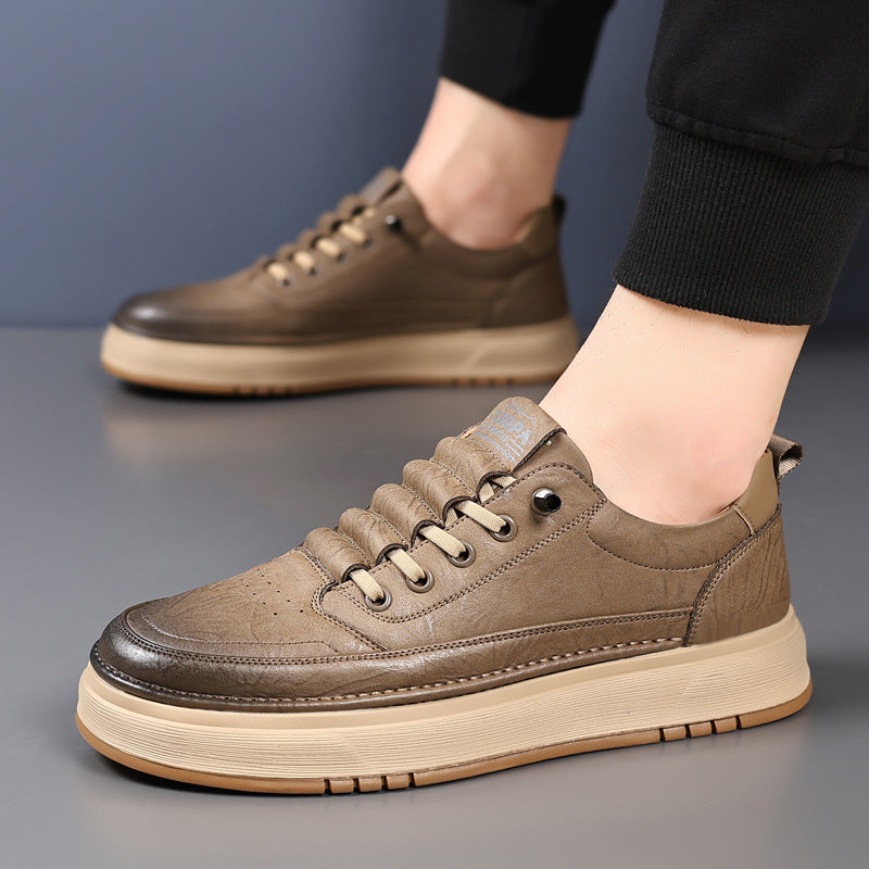 Baskets pour homme en synthétique avec lacets ajustables et coupe basse moderne - Elian