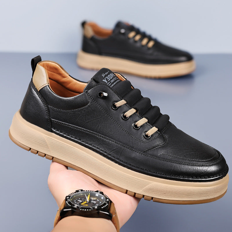Baskets pour homme en synthétique avec lacets ajustables et coupe basse moderne - Elian