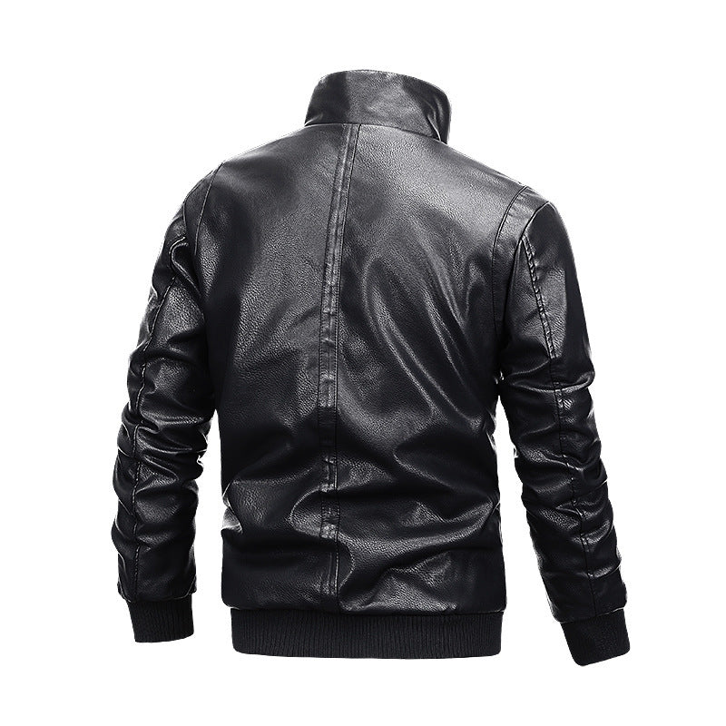 Veste en simili cuir con doublure thermique et coupe contemporaine adaptée - Rethan