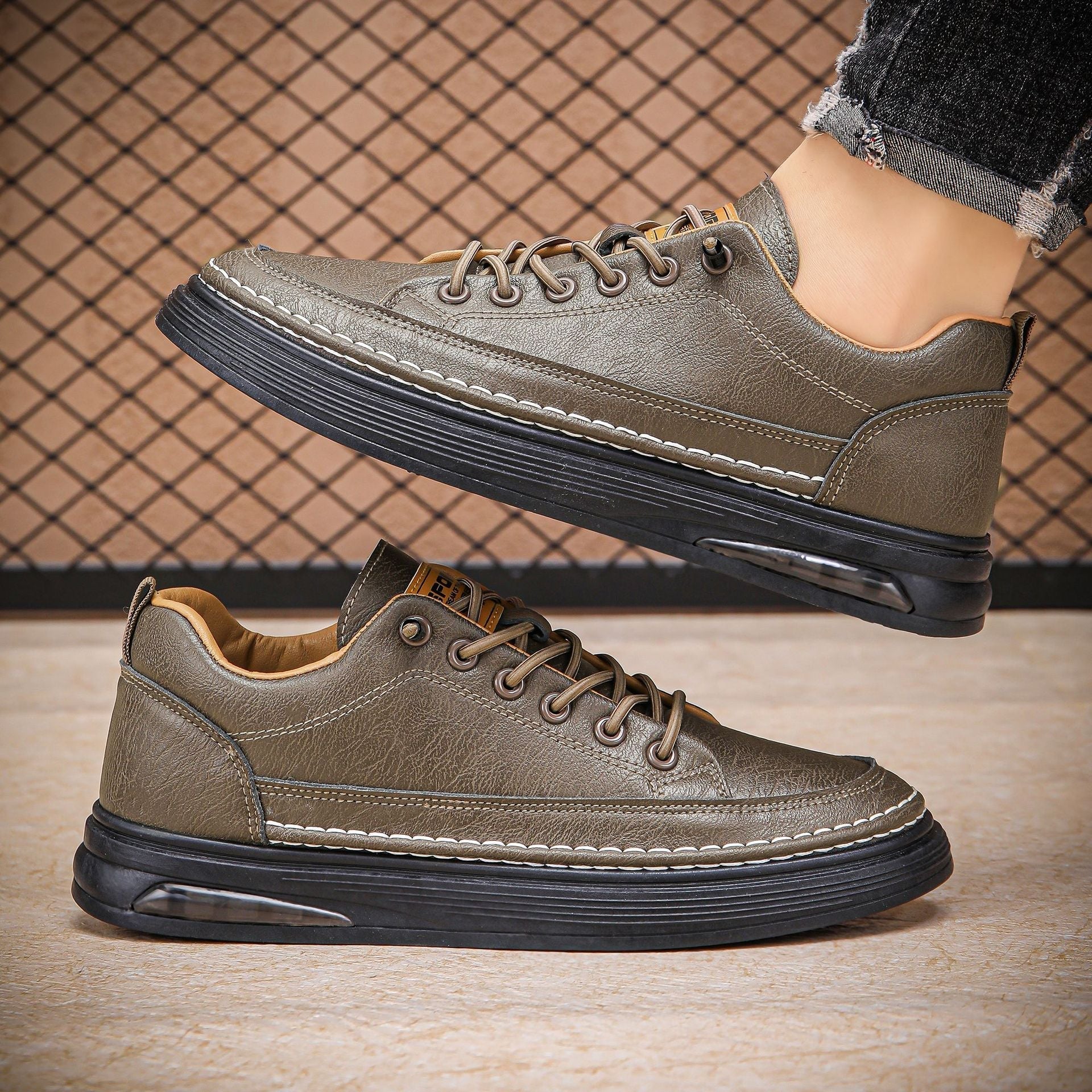 Baskets in synthétique con design décontracté - Dervan